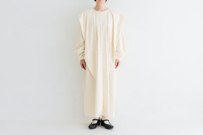 予約 G1242 SONIA RIBBON ROBE milk 10月末〜11月初 1