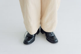 予約 G1230 ORGANIC CORDUROY OEUF PANTS milk 9月末〜10月初 5
