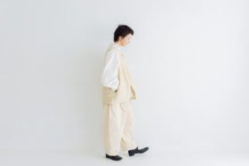 予約 RS26 REVERSIBLE BOA×EMBROIDERY VEST off white  10月中〜10月末 6
