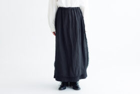 予約 G1254 SONIA SKIRT noir 11月中〜11月末 1
