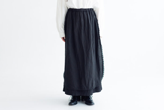 予約 G1254 SONIA SKIRT noir 11月中〜11月末 1