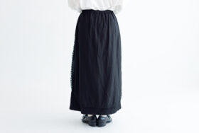 予約 G1254 SONIA SKIRT noir 11月中〜11月末 3