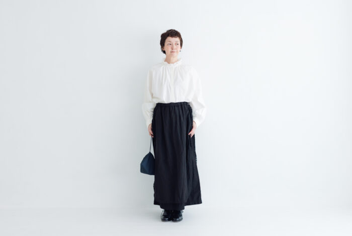 予約 G1254 SONIA SKIRT noir 11月中〜11月末 5