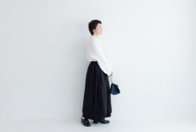 予約 G1254 SONIA SKIRT noir 11月中〜11月末 6