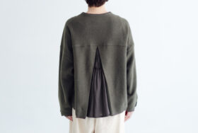 予約 RS31 BACK SHIRRING PULLOVER khaki 11月初〜11月中 3