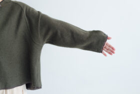 予約 RS31 BACK SHIRRING PULLOVER khaki 11月初〜11月中 4