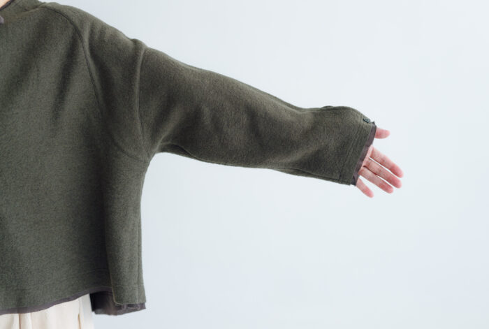 予約 RS31 BACK SHIRRING PULLOVER khaki 11月初〜11月中 4
