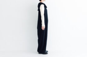 予約 G1245 PIERROT COLLAR KNIT SALOPETTE black 10月末〜11月初 2 予約 G1245 PIERROT COLLAR KNIT SALOPETTE black 10月末〜11月初 2