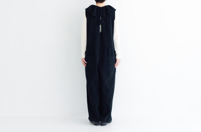 予約 G1245 PIERROT COLLAR KNIT SALOPETTE black 10月末〜11月初 3 予約 G1245 PIERROT COLLAR KNIT SALOPETTE black 10月末〜11月初 3