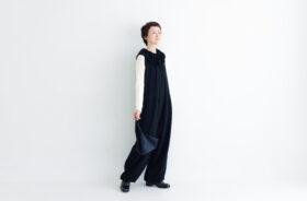 予約 G1245 PIERROT COLLAR KNIT SALOPETTE black 10月末〜11月初 6 予約 G1245 PIERROT COLLAR KNIT SALOPETTE black 10月末〜11月初 6