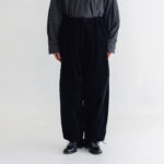 予約 G1230 ORGANIC CORDUROY OEUF PANTS black 9月末〜10月初