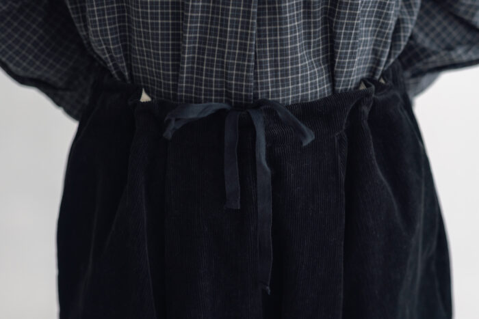 予約 G1230 ORGANIC CORDUROY OEUF PANTS black 9月末〜10月初 5