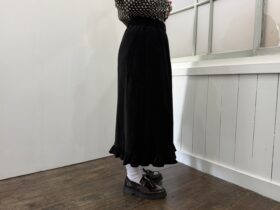 No.8554  FRILLED HEM SKIRT 2-4月 2