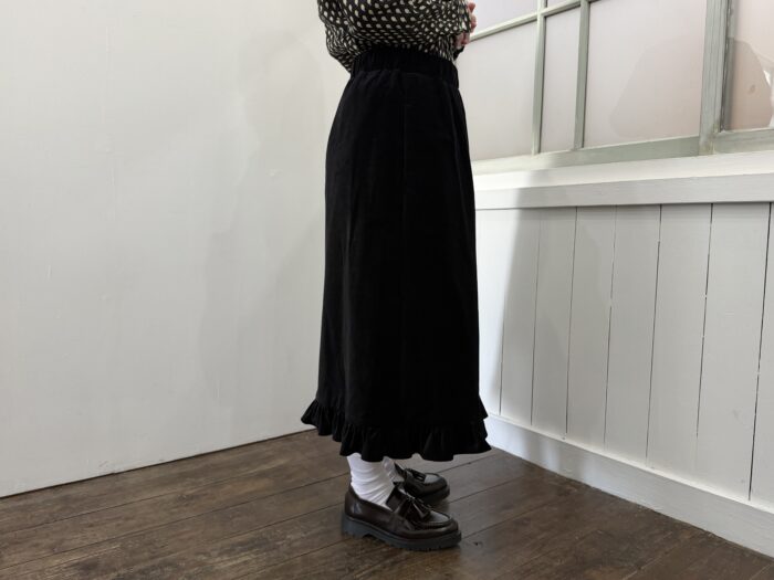 No.8554  FRILLED HEM SKIRT 2-4月 2