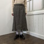 No.8462 LINEN ARTICHOKE FRILLED HEM SKIRT 11-1月