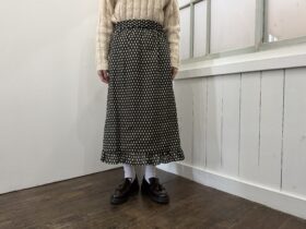 No.8462 LINEN ARTICHOKE FRILLED HEM SKIRT 11-1月 1