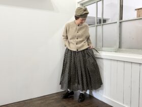 No.8461 LINEN ARTICHOKE GATHER SKIRT 11-1月 6