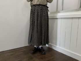No.8461 LINEN ARTICHOKE GATHER SKIRT 11-1月 1