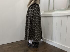 No.8461 LINEN ARTICHOKE GATHER SKIRT 11-1月 2