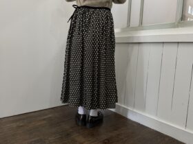 No.8461 LINEN ARTICHOKE GATHER SKIRT 11-1月 3