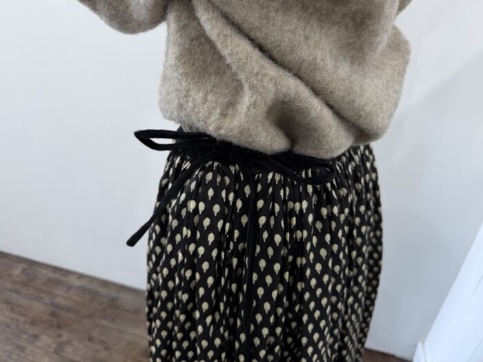 No.8461 LINEN ARTICHOKE GATHER SKIRT 11-1月 4
