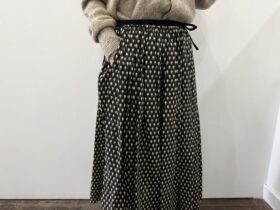 No.8461 LINEN ARTICHOKE GATHER SKIRT 11-1月 5