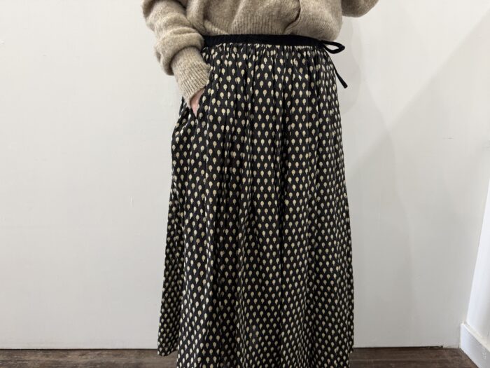 No.8461 LINEN ARTICHOKE GATHER SKIRT 11-1月 5