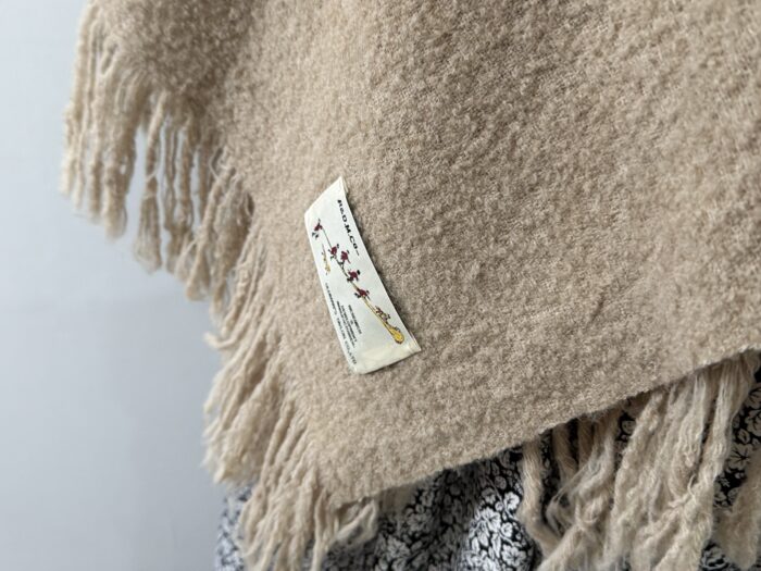 No.8512 WOOL ALPACA BLANKET beige 11-1月 5