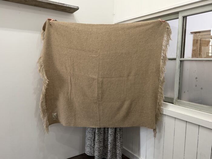 No.8512 WOOL ALPACA BLANKET beige 11-1月 6