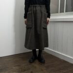 No.8506 GLEN CHECK TWEED POCKET SKIRT 11-1月
