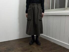 No.8506 GLEN CHECK TWEED POCKET SKIRT 11-1月 1