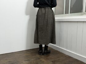 No.8506 GLEN CHECK TWEED POCKET SKIRT 11-1月 3