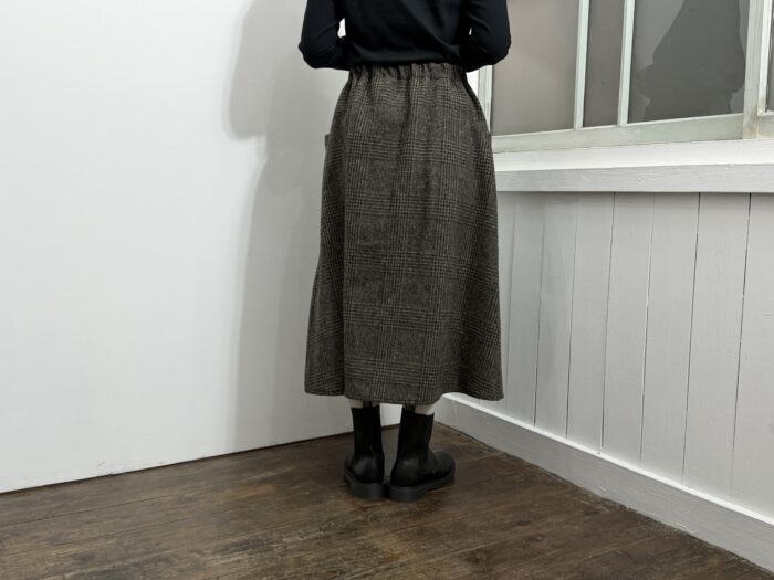 No.8506 GLEN CHECK TWEED POCKET SKIRT 11-1月 3