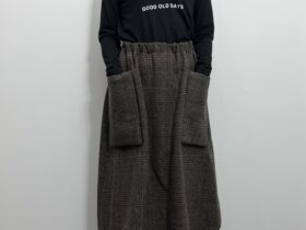No.8506 GLEN CHECK TWEED POCKET SKIRT 11-1月 4