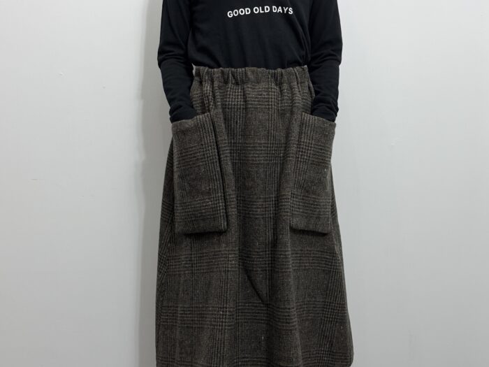 No.8506 GLEN CHECK TWEED POCKET SKIRT 11-1月 4