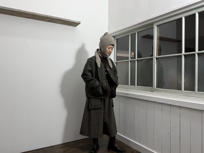 No.8506 GLEN CHECK TWEED POCKET SKIRT 11-1月 6