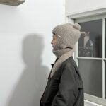 No.8521 YAK KNIT MUFFLER HAT Taupe 11-1月