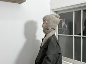 No.8521 YAK KNIT MUFFLER HAT Taupe 11-1月 2