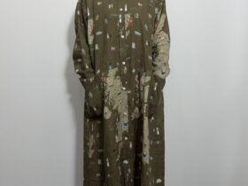 No.8600 LINEN T.I.G.B. RUFFLE COLLAR DRESS 2-4月 4
