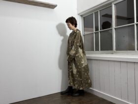 No.8600 LINEN T.I.G.B. RUFFLE COLLAR DRESS 2-4月 6