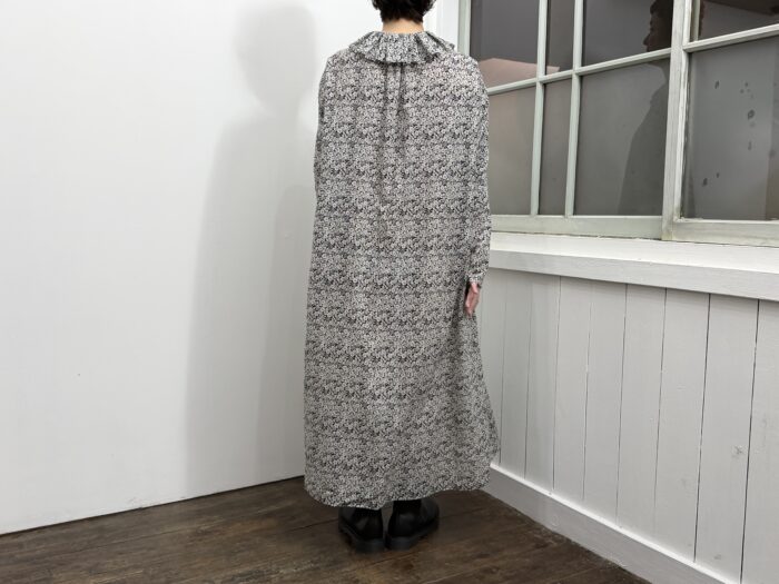 No.8658 LAWN RUFFLE COLLAR DRESS artichoke 2-4月 3