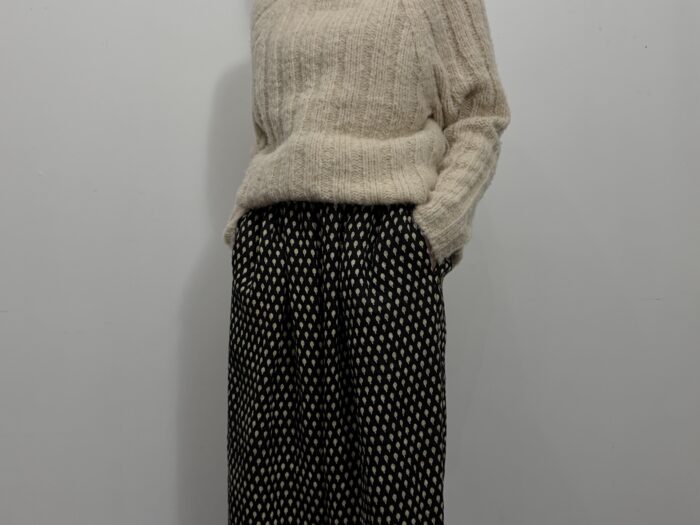 No.8652 MATELASSE GUM PANTS 2-4月 4