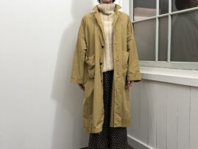 No.8579 GARMENT DYE OPEN COLLAR WORK COAT 2-4月 1