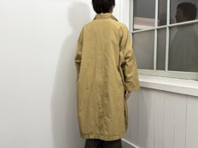 No.8579 GARMENT DYE OPEN COLLAR WORK COAT 2-4月 2