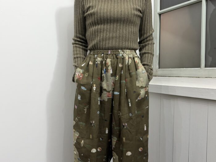 No.8604 LINEN THIS IS GREAT BRITAIN GUM PANTS 2-4月 4