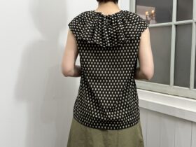 No.8659 LAWN PIERROT COLLAR SLEEVE artichoke 2-4月 3