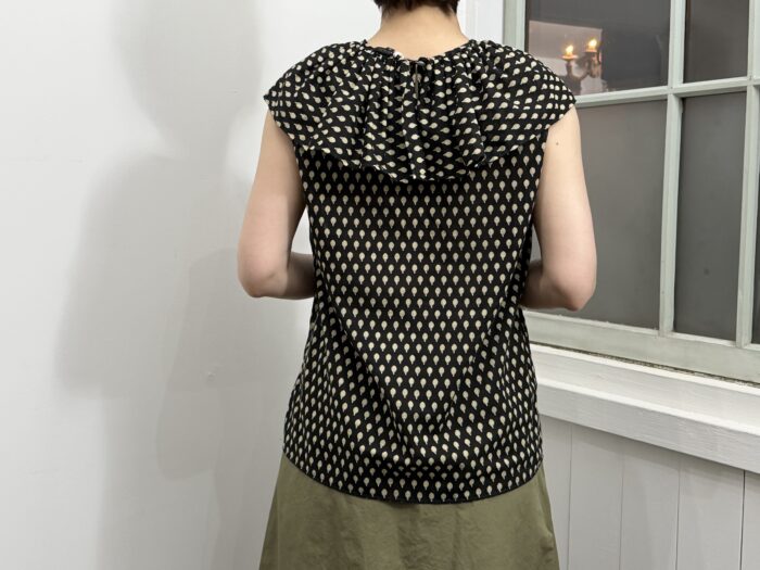 No.8659 LAWN PIERROT COLLAR SLEEVE artichoke 2-4月 3
