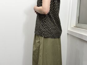 No.8659 LAWN PIERROT COLLAR SLEEVE artichoke 2-4月 5