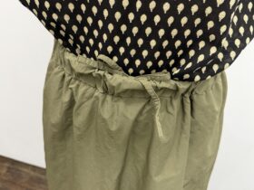 No.8587 GARMENT DYE FRILLED HEM SKIRT 2-4月 5