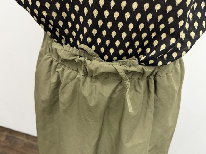 No.8587 GARMENT DYE FRILLED HEM SKIRT 2-4月 5